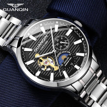 Load image into Gallery viewer, GUANQIN 2020 business watch men Automatic Luminous clock men Tourbillon waterproof Mechanical watch top brand relogio masculino (4956896559235)
