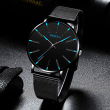 Load image into Gallery viewer, Reloj hombre 2020 dos homens relógios minimalistas ultra fino malha cinto relógio de luxo masculino negócio casual quartzo relógio de pulso (4956896919683)
