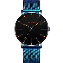 Load image into Gallery viewer, Reloj hombre 2020 dos homens relógios minimalistas ultra fino malha cinto relógio de luxo masculino negócio casual quartzo relógio de pulso (4956896919683)
