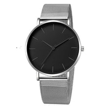 Load image into Gallery viewer, Luxury Watch Men Mesh Ultra-thin Stainless Steel Black Bracelet Wristwatches Male Watch Clock reloj hombre relogio masculino (4956896723075)

