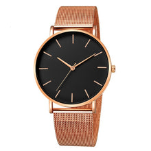 Load image into Gallery viewer, Montre de luxe hommes maille Ultra-mince acier inoxydable Quartz montre-bracelet mâle horloge reloj hombre relogio masculino livraison gratuite (4956896886915)
