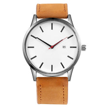 Load image into Gallery viewer, Männer Uhren Mode Leder Quarzuhr Männer Casual Sport Männlichen erkek kol saati Armbanduhr Montre Hombre Relogio Masculino (4956897443971)
